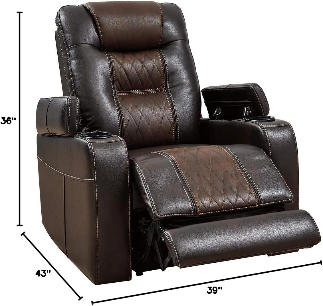 Signature Design by Ashley Composer Power Recliner in Brown