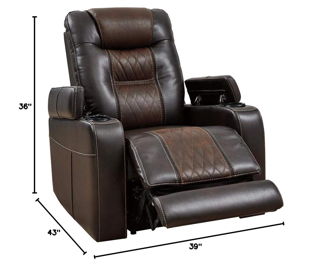 Signature Design by Ashley Composer Power Recliner in Brown