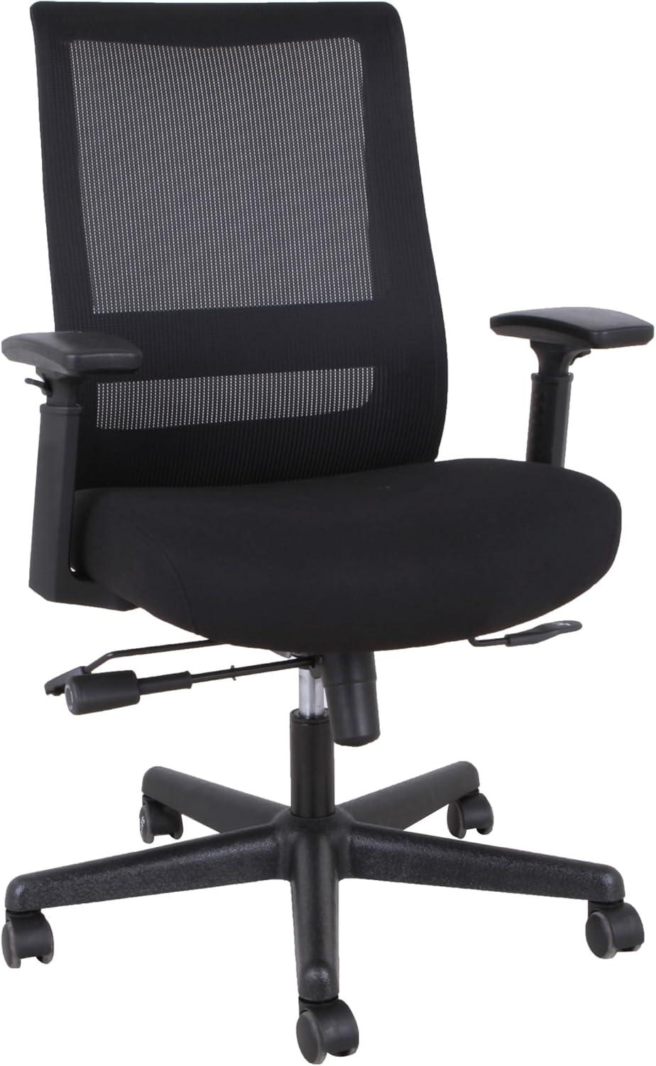 Lorell LLR42175 High-back Mesh Executive Chair, Black