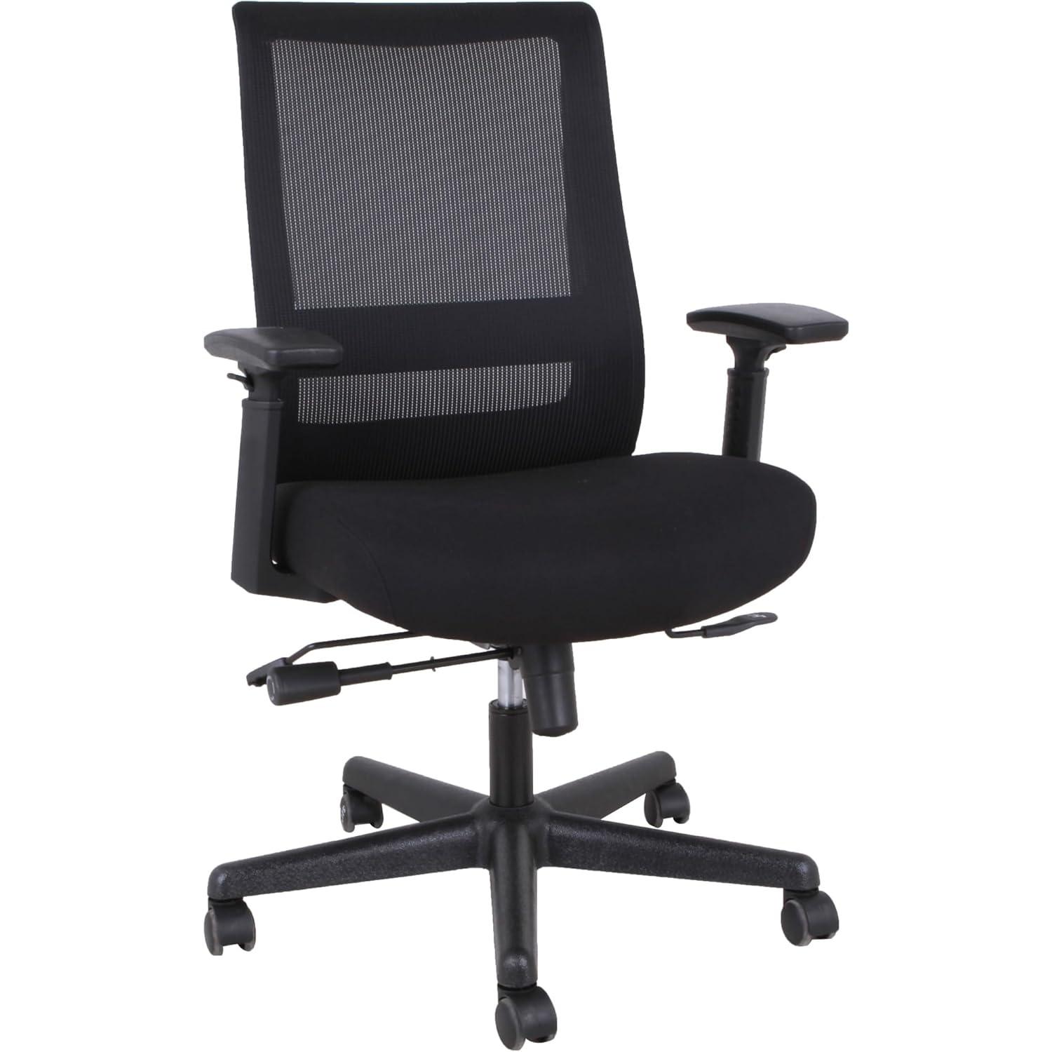 Lorell LLR42175 High-back Mesh Executive Chair, Black
