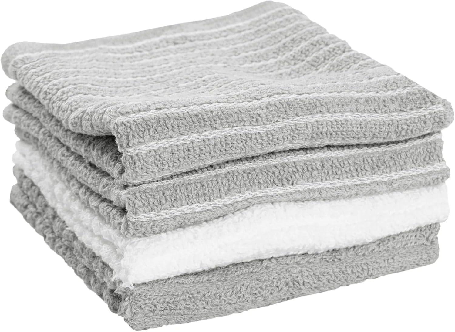 RITZ Cotton Stripe Tea Towel Kitchen Towel (Set of 4)