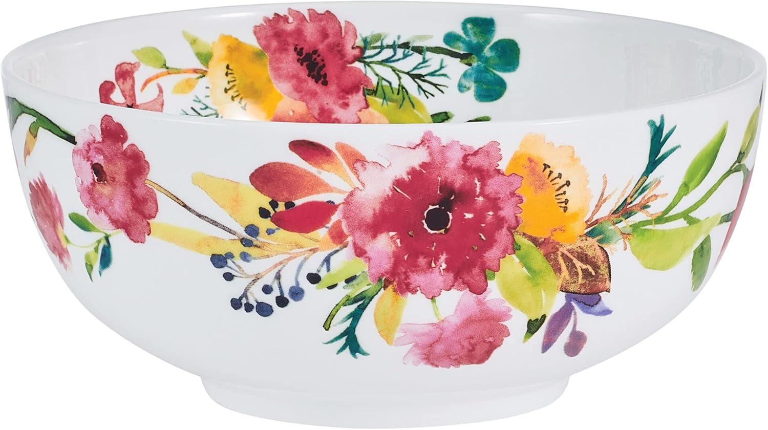 Karina Floral Porcelain 12-Piece Dinnerware Set, Service for 4