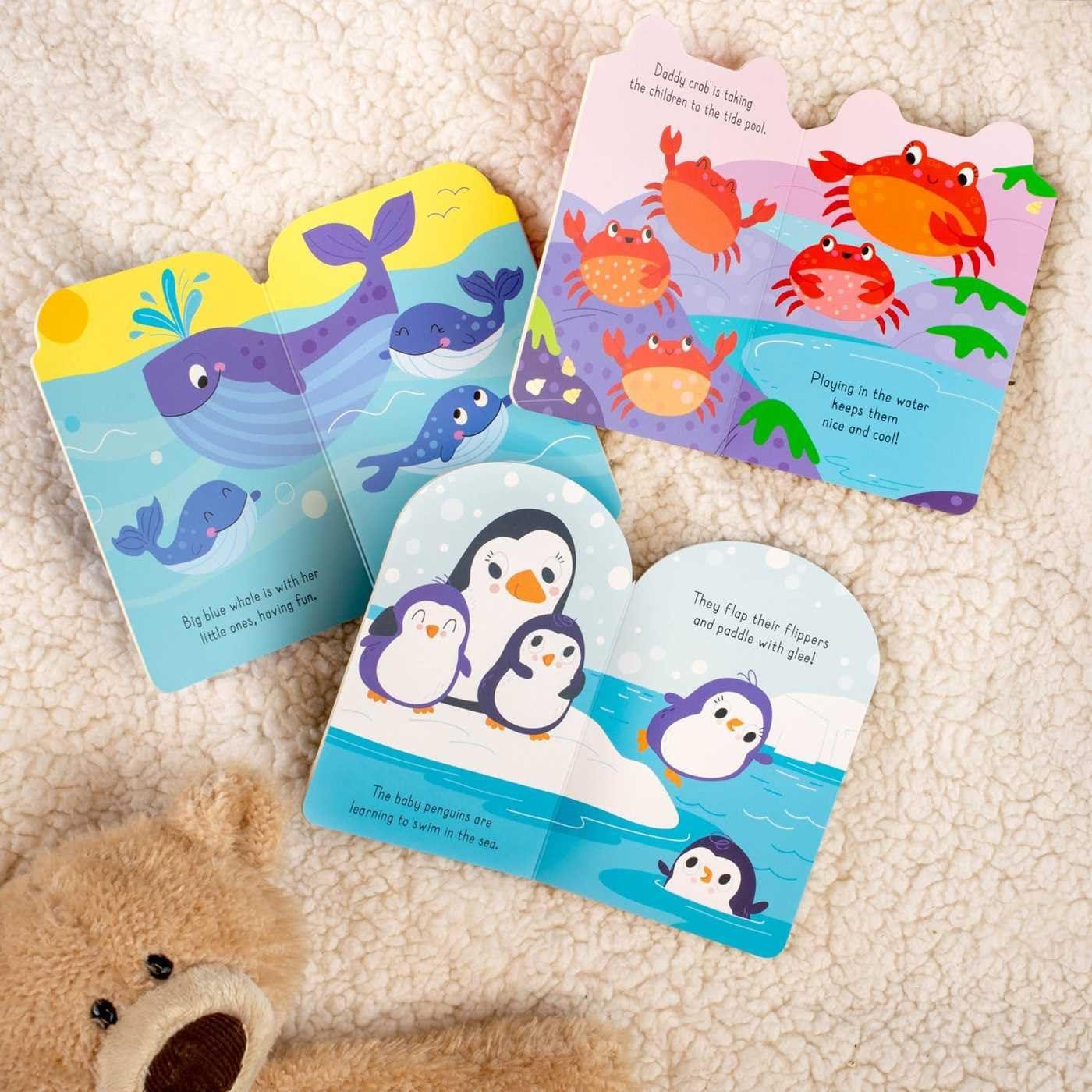 Animal Families: Under the Sea - (Board Book)