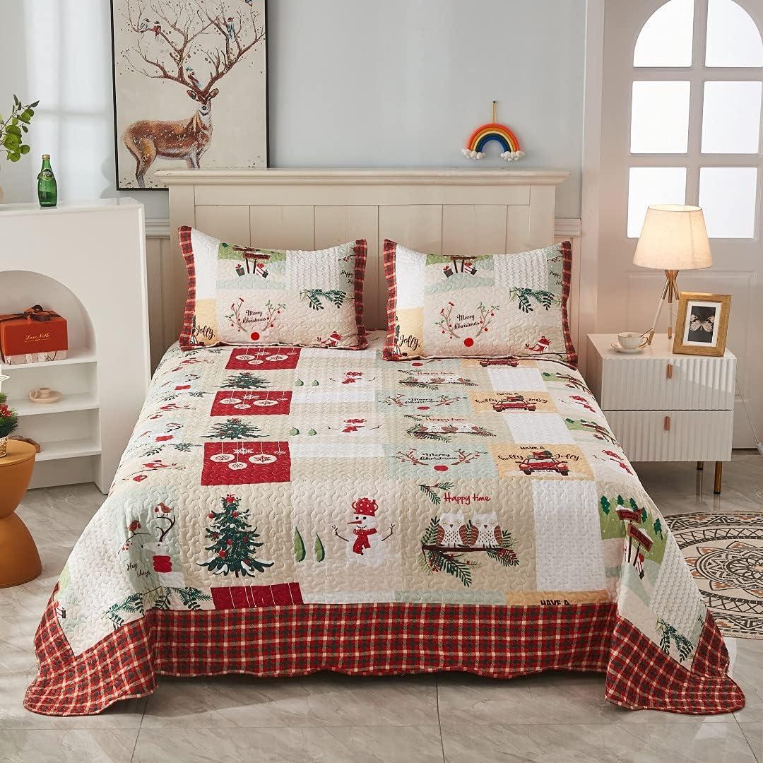 Plaid Quilt Set