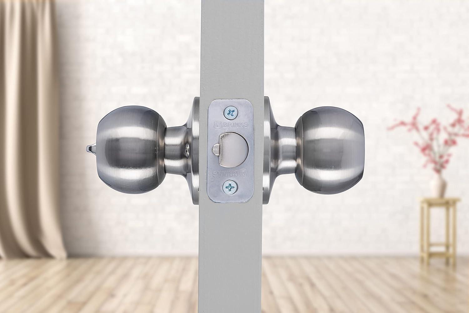 Brinks Raleigh Series Keyed Entry Transitional Ball Knob