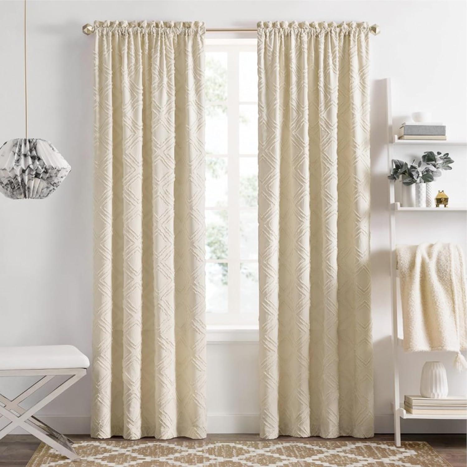 Achim Importing Co Polyester Semi Sheer Curtain Single Panel