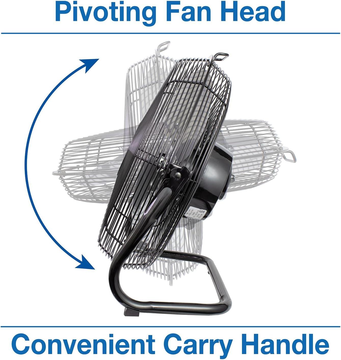 Air King 3-Speed Indoor Industrial Open Motor Pivoting Floor Fan | Wayfair