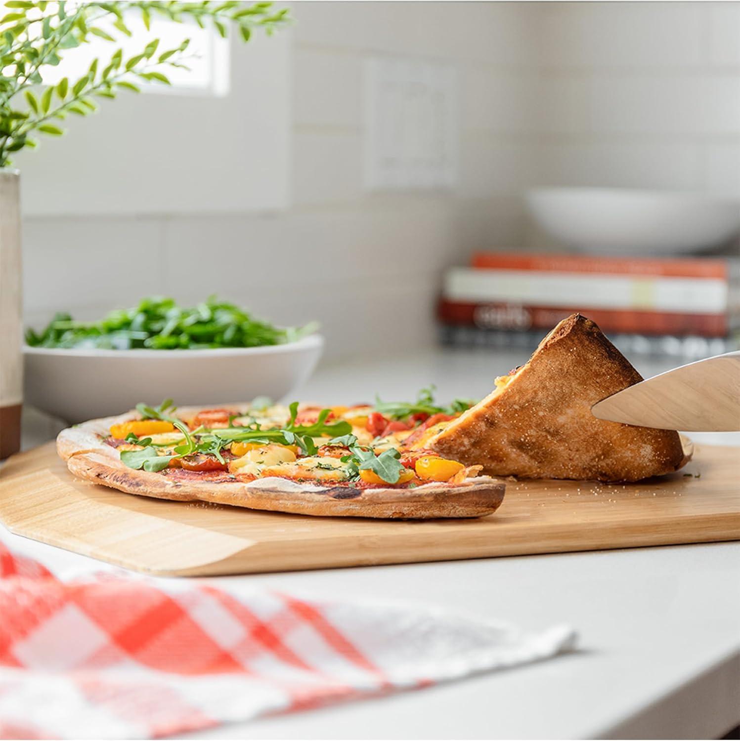 Chef Pomodoro Pizza Steel for Oven, 16 x 13.5 x 0.25 Thick, Baking Steel for Grill, Original Artisan Pizza Stone
