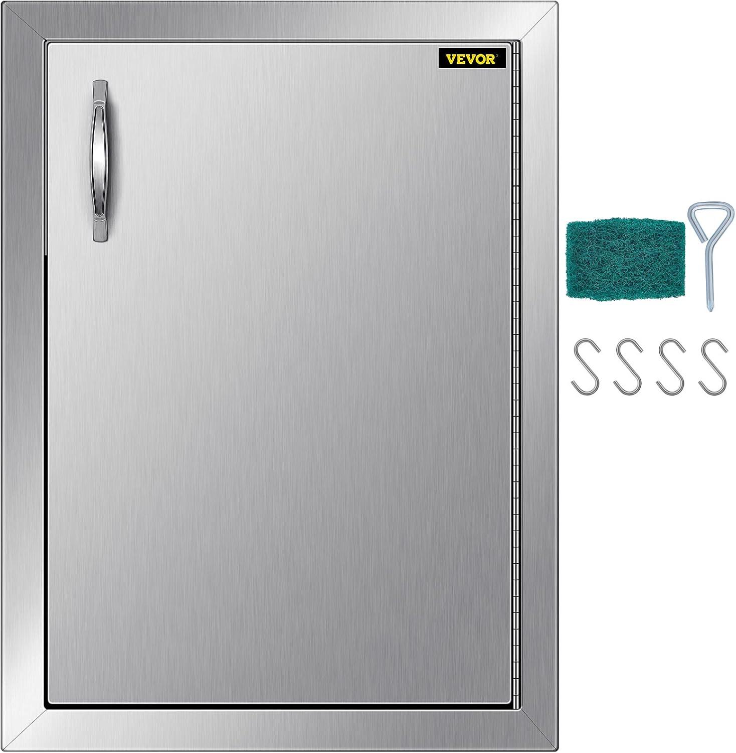 Stainless Steel Single Door Outdoor Kitchen Access Door