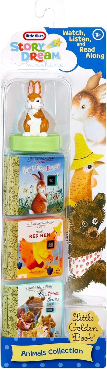 Little Tikes Story Dream Machine Little Golden Book Animals Stories Collection, Ages 3+ Years
