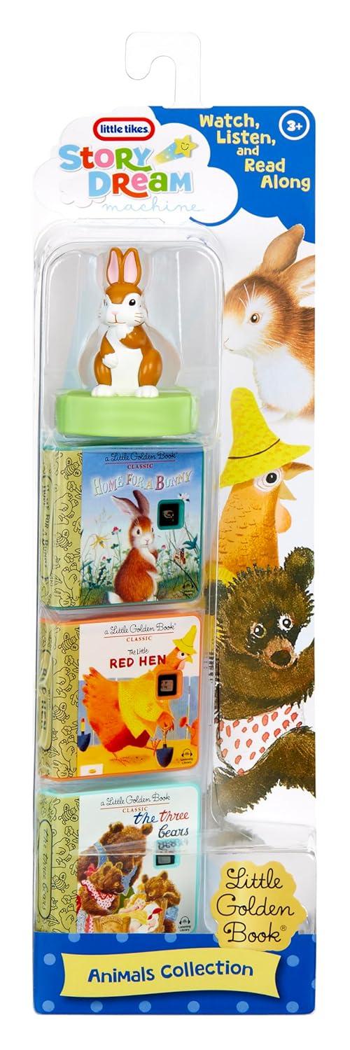 Little Tikes Story Dream Machine Little Golden Book Animals Stories Collection, Ages 3+ Years