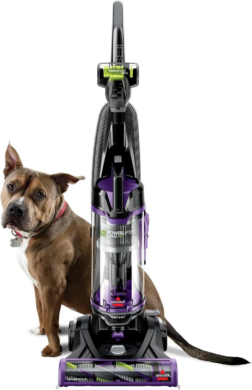 Grapevine Purple Bagless Upright Vacuum Cleaner for Pet Hair