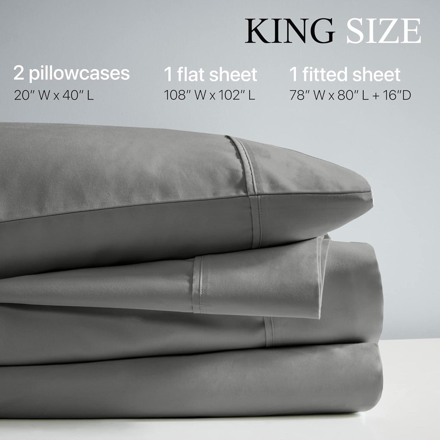 1000 Thread Count Cotton Blend Cooling 4pc Sheet Set