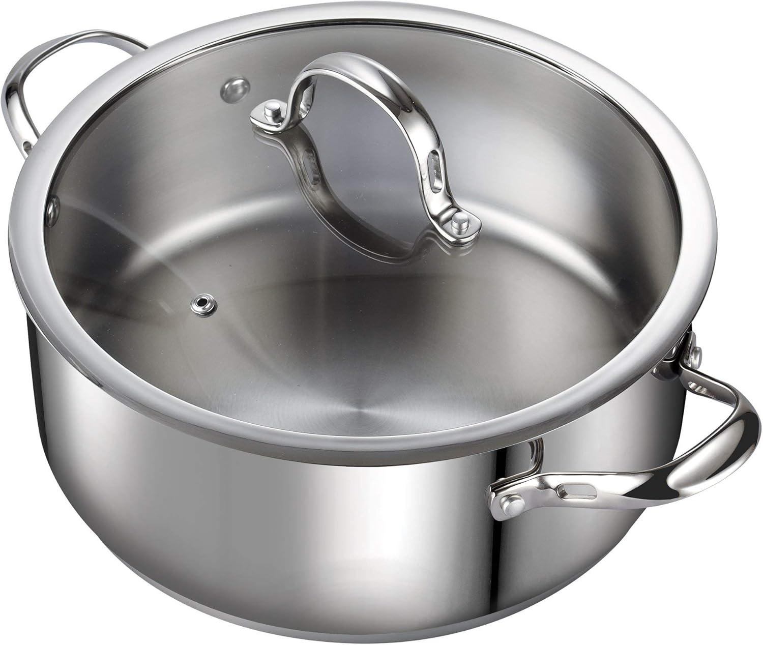 Cooks Standard Dutch Oven Casserole Classic Stainless Steel Stockpot