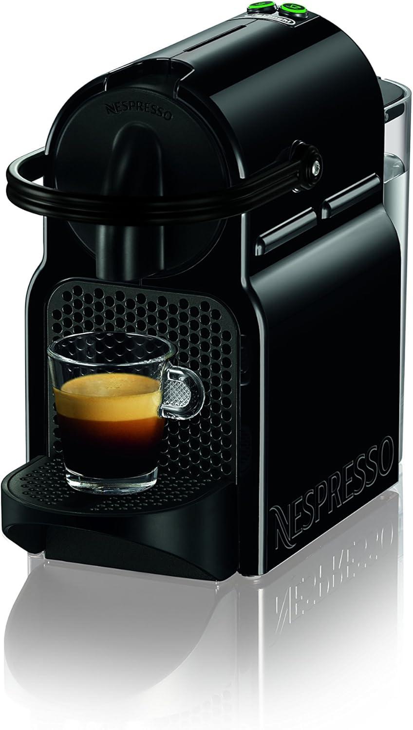 Compact Black Automatic Nespresso Pod Espresso Machine