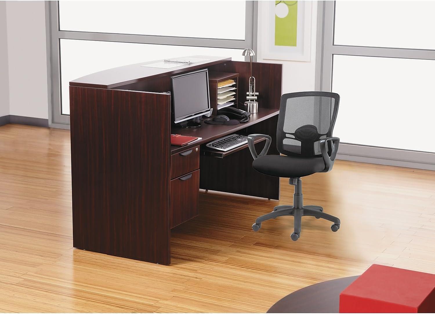 Valencia Series Rectangle Synthetic Laminate Reception Desk