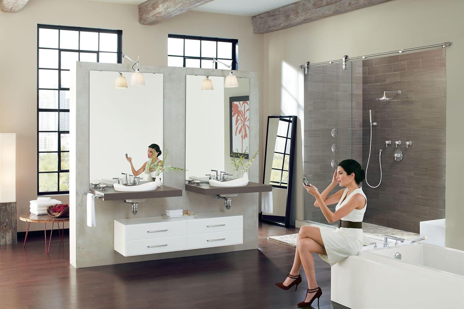Moen Arris Widespread Bathroom Faucet with Drain Assembly TS43002