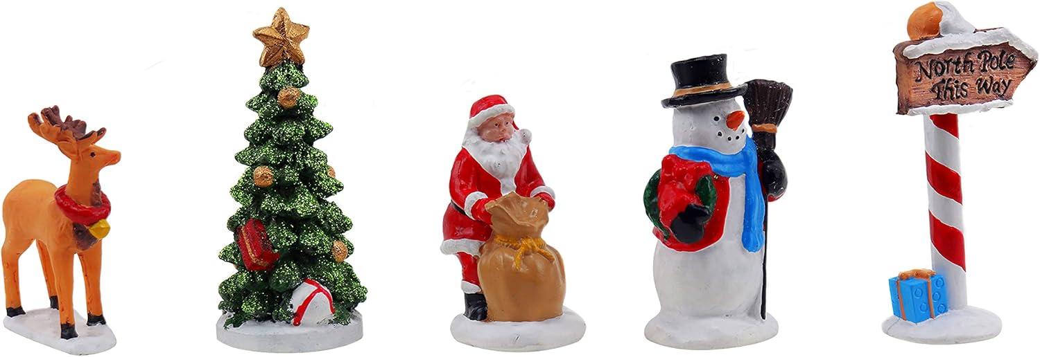 c&g home 5 Piece Village Figurine Set