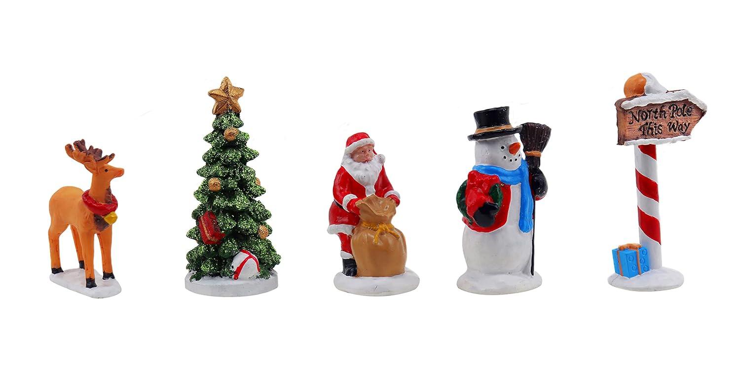 c&g home 5 Piece Village Figurine Set