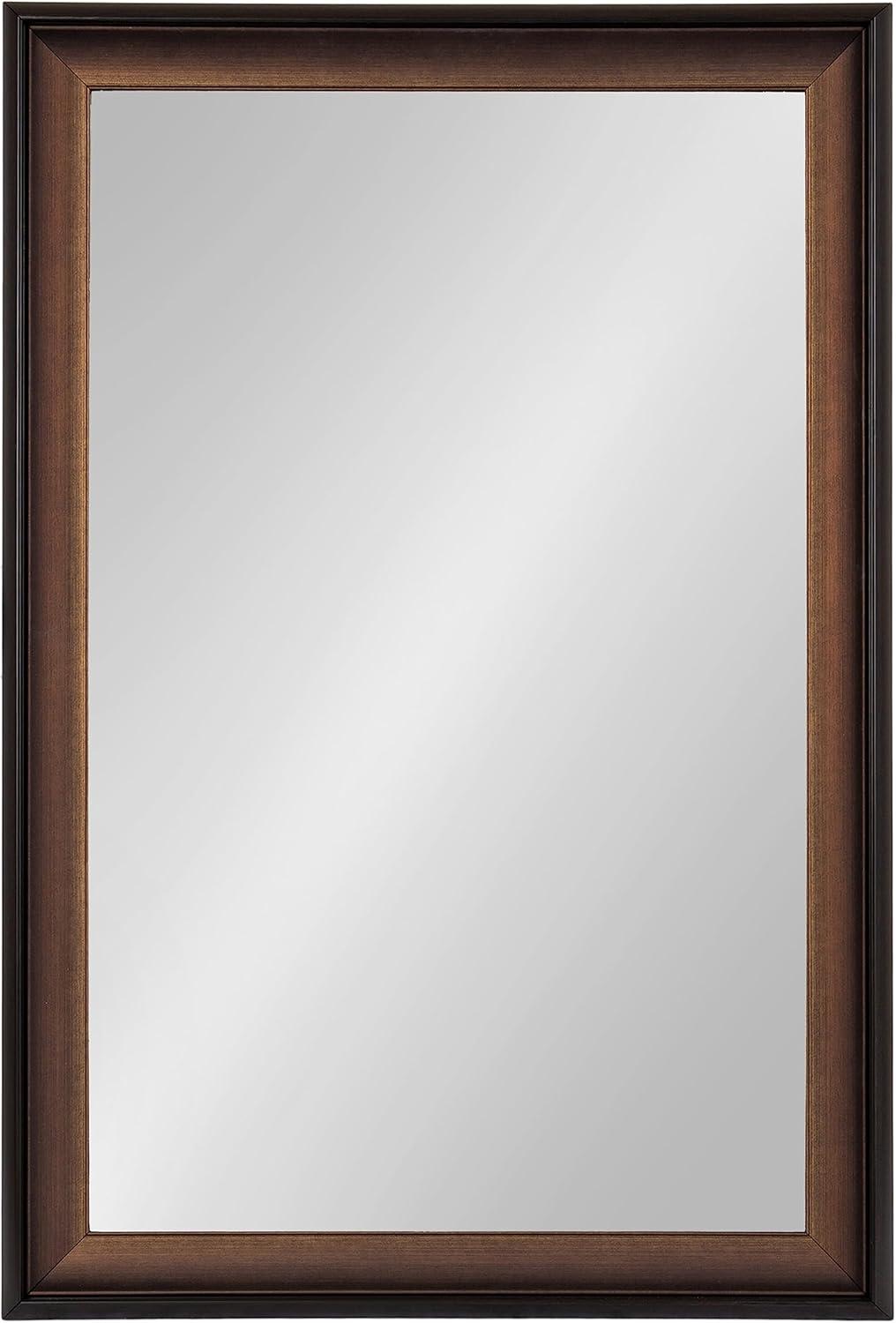 Gotley Rectangle Wall Mirror Bronze - Kate & Laurel All Things Decor