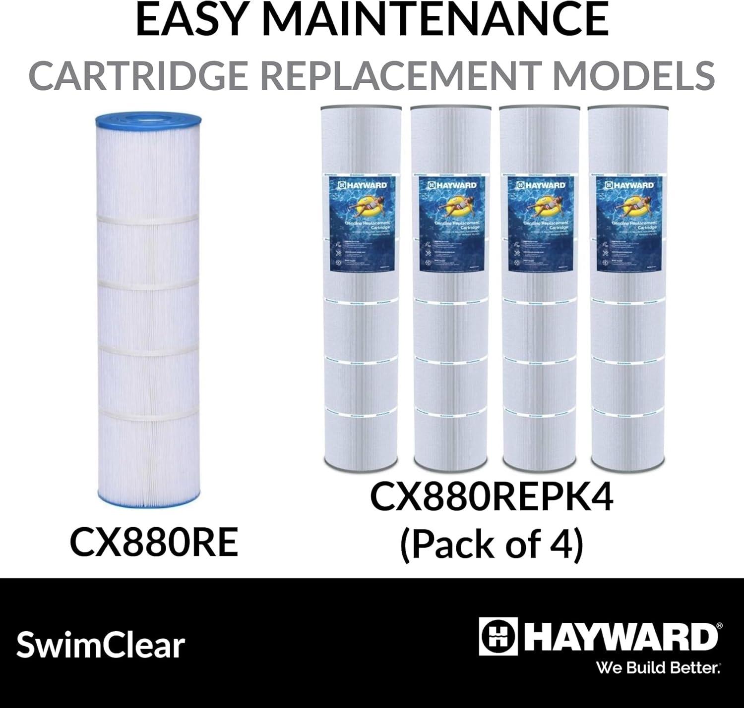 Hayward W3C4030 SwimClear 425 Square Feet Outdoor Inground Cartridge Pool Filter