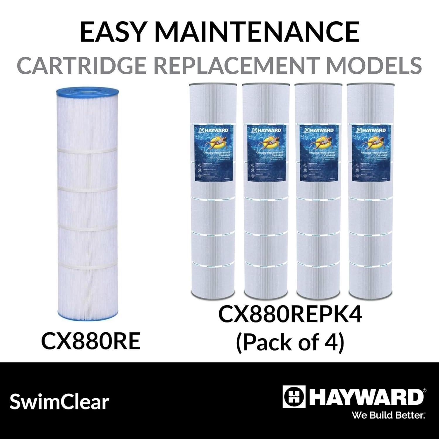 Hayward W3C4030 SwimClear 425 Square Feet Outdoor Inground Cartridge Pool Filter