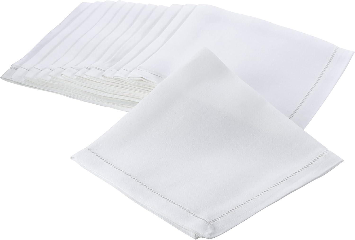 Saro Lifestyle Napkin With Hemstitch Border Design (Set of 12)