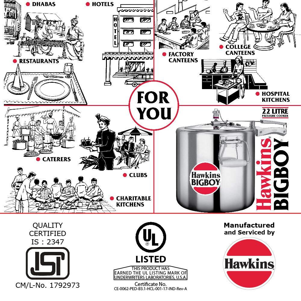 Hawkings Bigboy Aluminium Pressure Cooker