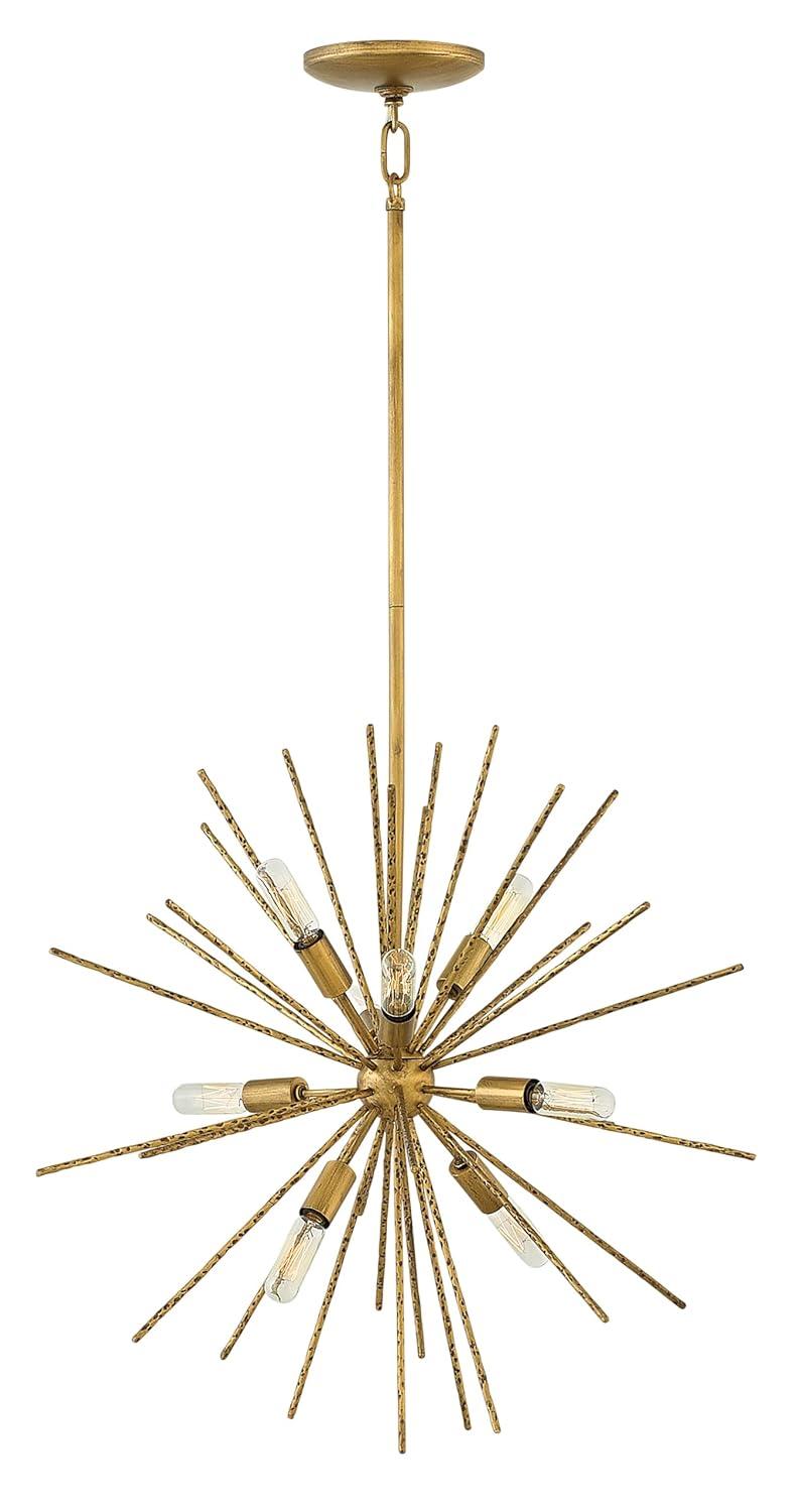 -Eight Light Stem Hung Pendant-22 Inches Wide By 22 Inches Tall Fredrick Ramond Lighting Fr43014bng