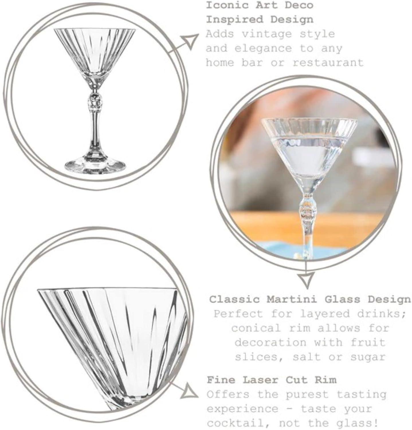 Bormioli Rocco America '20s Martini Glasses (Set of 4)
