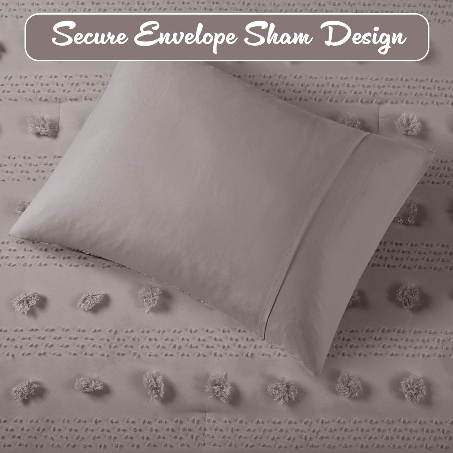 Intelligent Design Clip Jacquard Duvet Cover Set