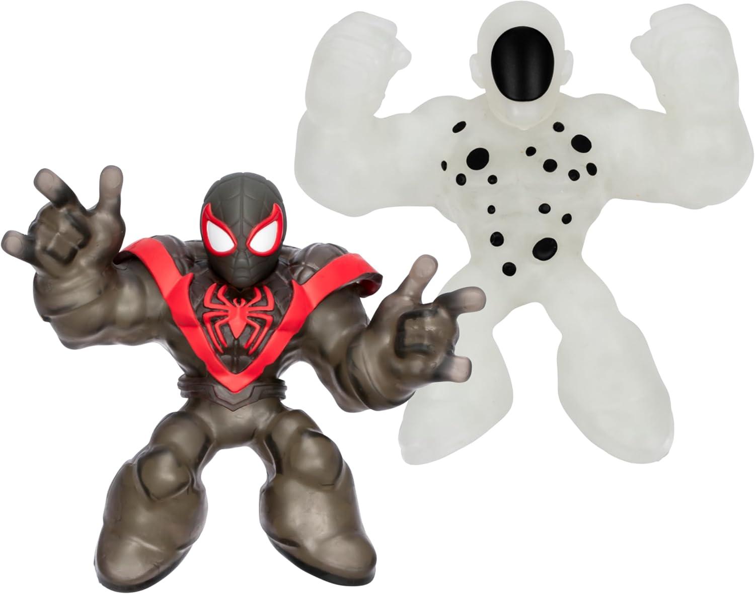 Heroes of Goo Jit Zu Glow Surge Miles Morales and The Spot Action Figures