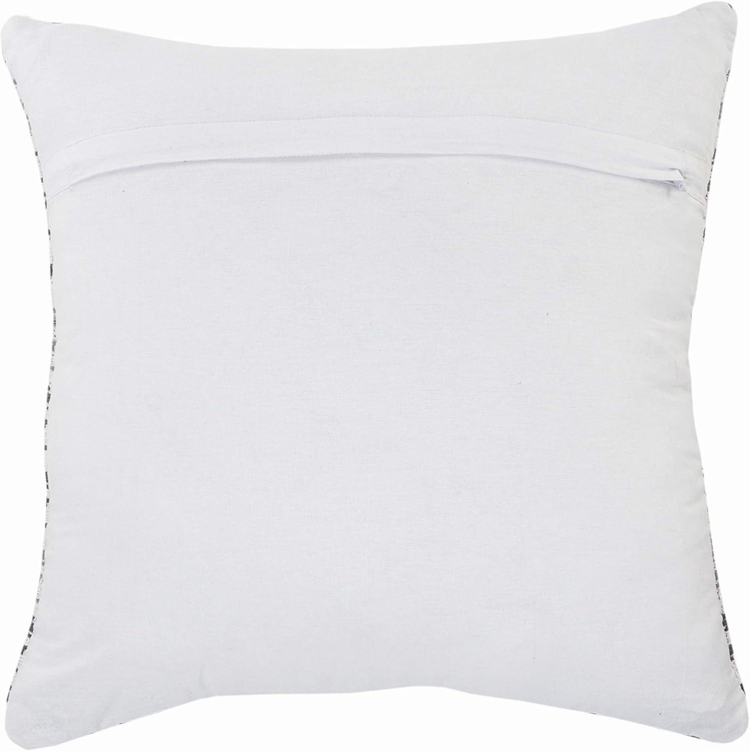 Eva Geometric Cotton Throw Pillow