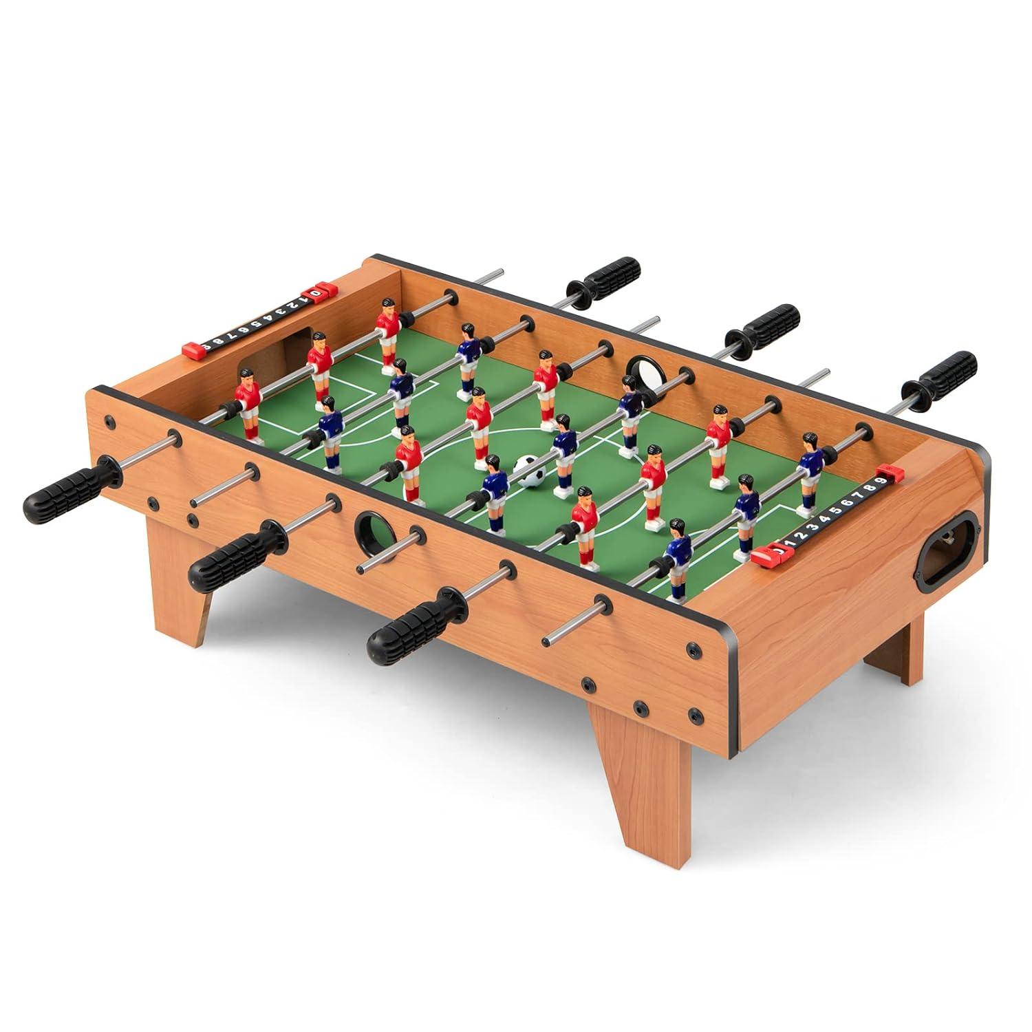 Costway 27'' Foosball Table Competition Game Room Soccer football Sports Indoor w/ Legs
