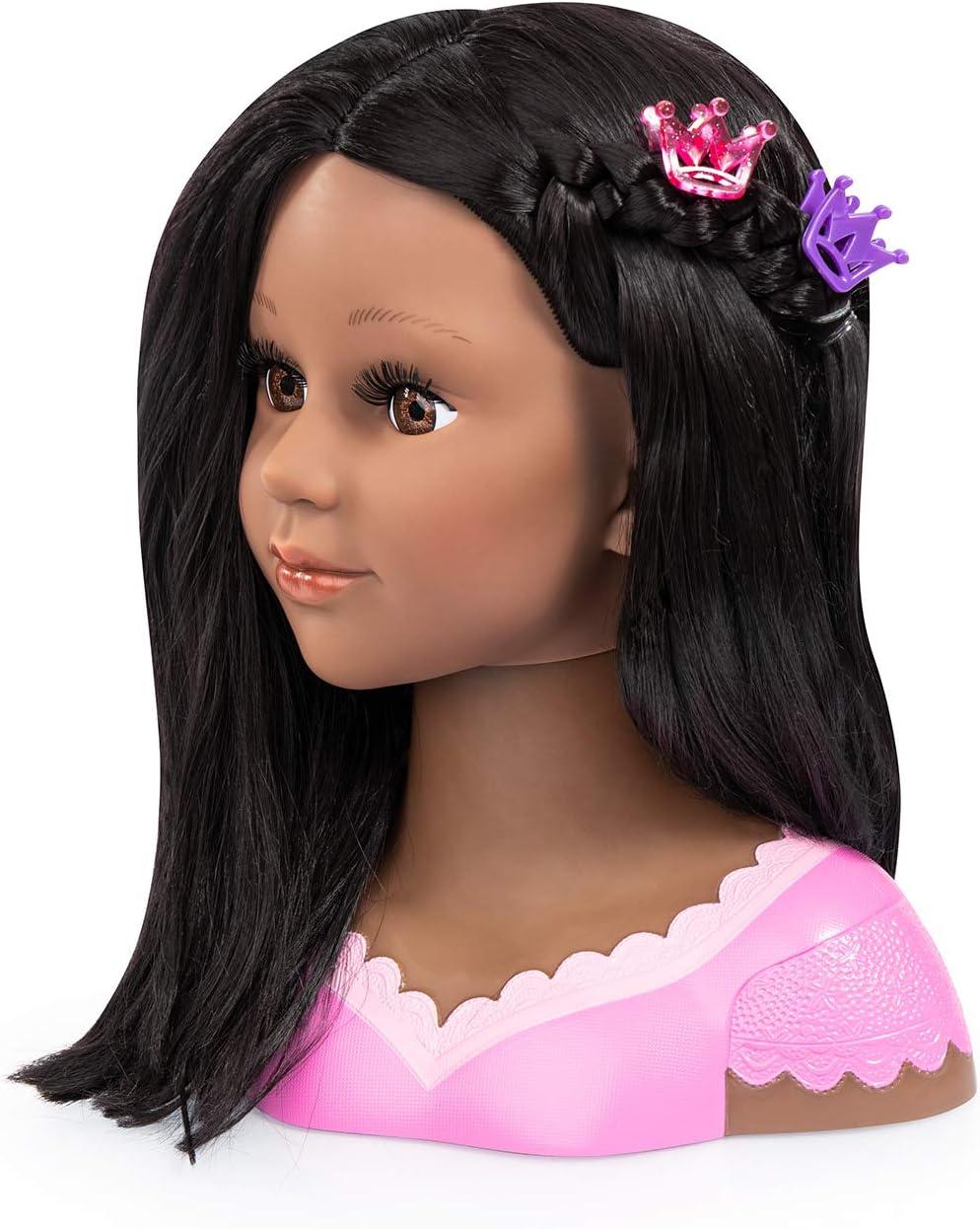 Charlene Super Model Deep Tan American Doll Head with make-up