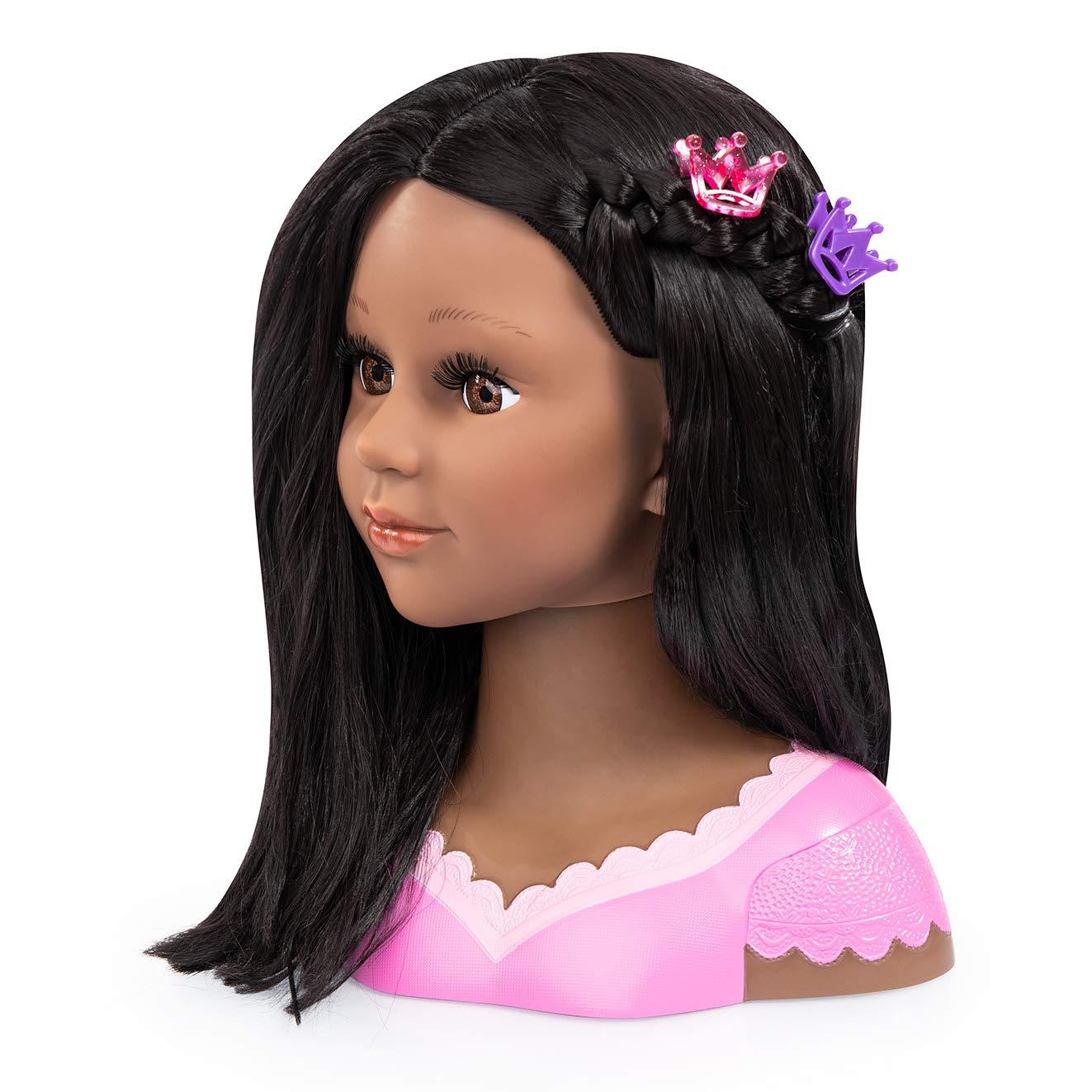 Charlene Super Model Deep Tan American Doll Head with make-up