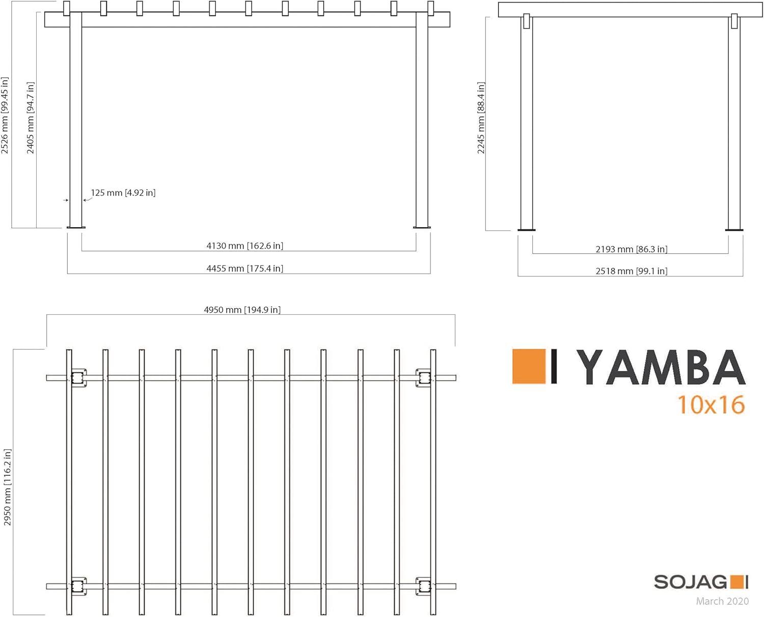 Sojag Metal Pergola
