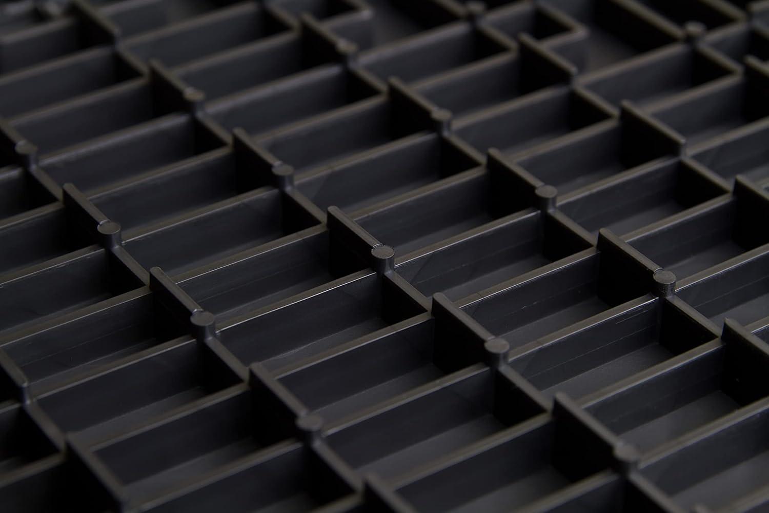 Diamond MotorDeck 12'' W x 12'' L Garage Flooring Tiles in Black