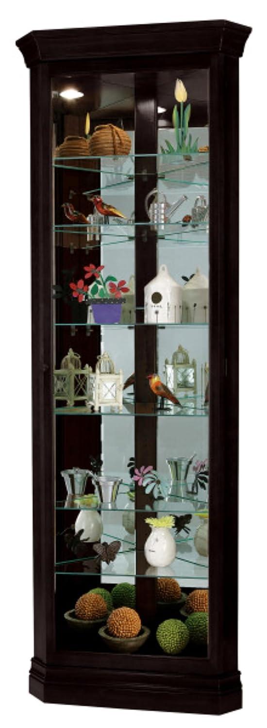 Howard Miller Duane Curio Cabinet 680487 Black Satin