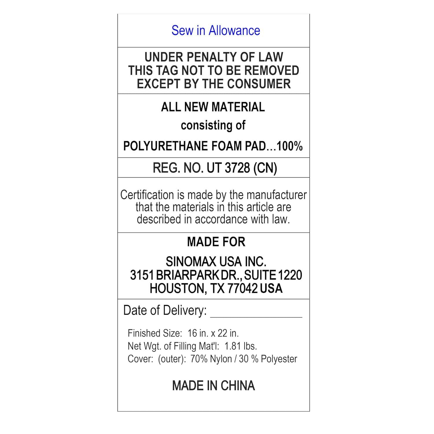 Vibe Smart Edge Multi-Position Gel-Infused Memory Foam Pillow