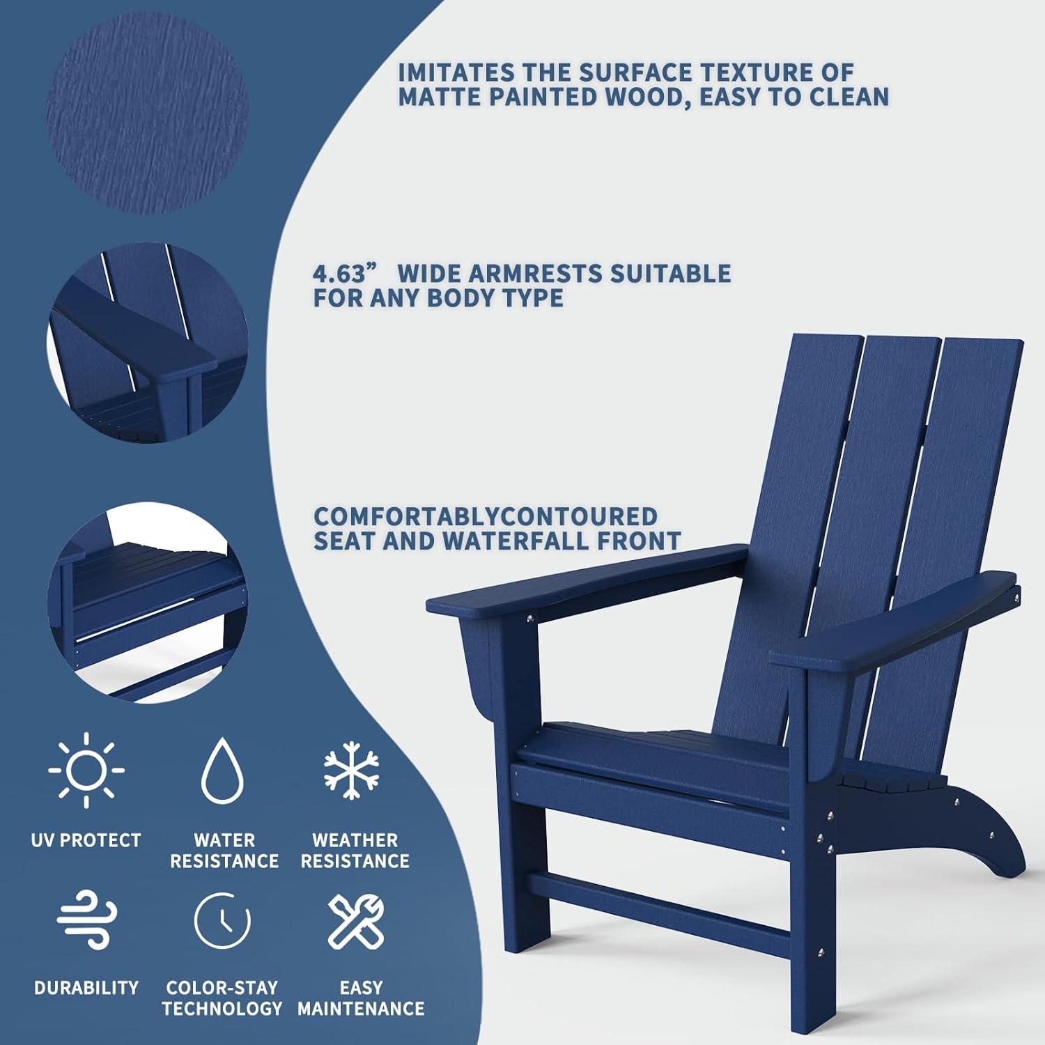 Modern Adirondack Outdoor Adirondack Chair