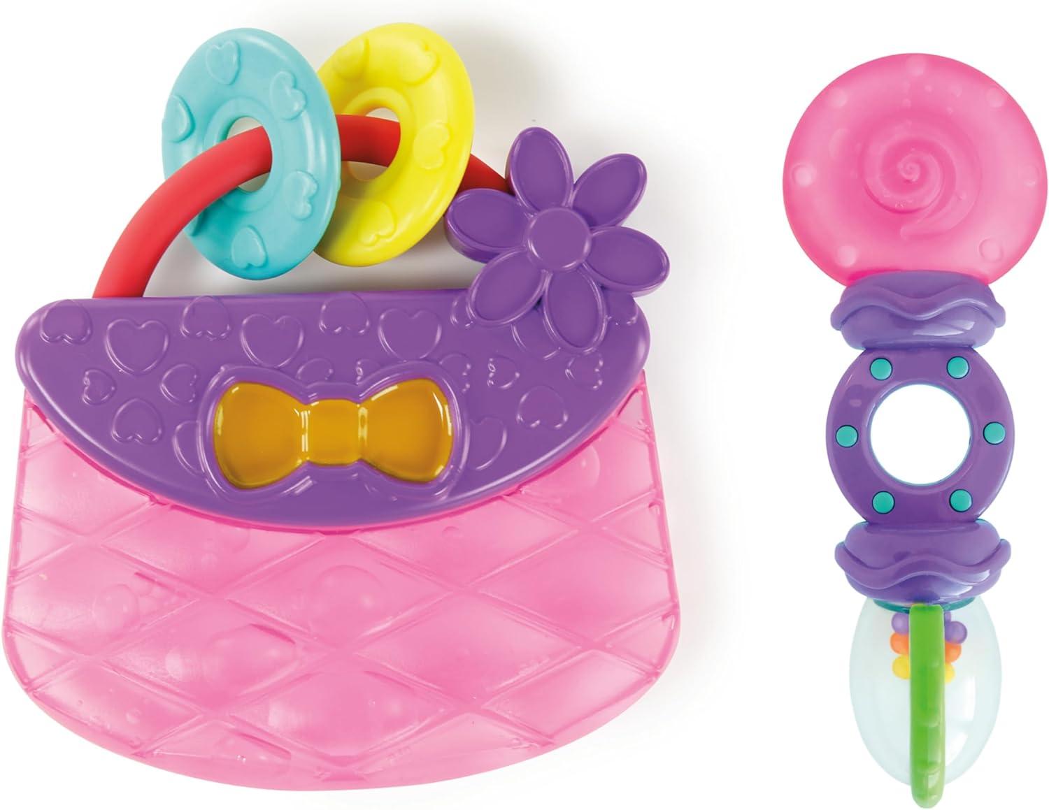 Bright Starts Everything Nice 9pc Gift Set Baby Rattles and Teethers