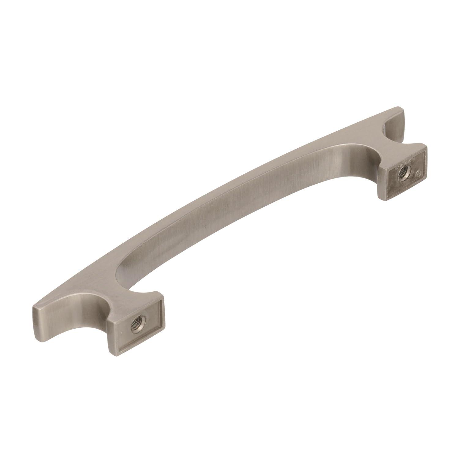 Conrad 3-3/4 in. (96mm) Modern Satin Nickel Arch Cabinet Pull