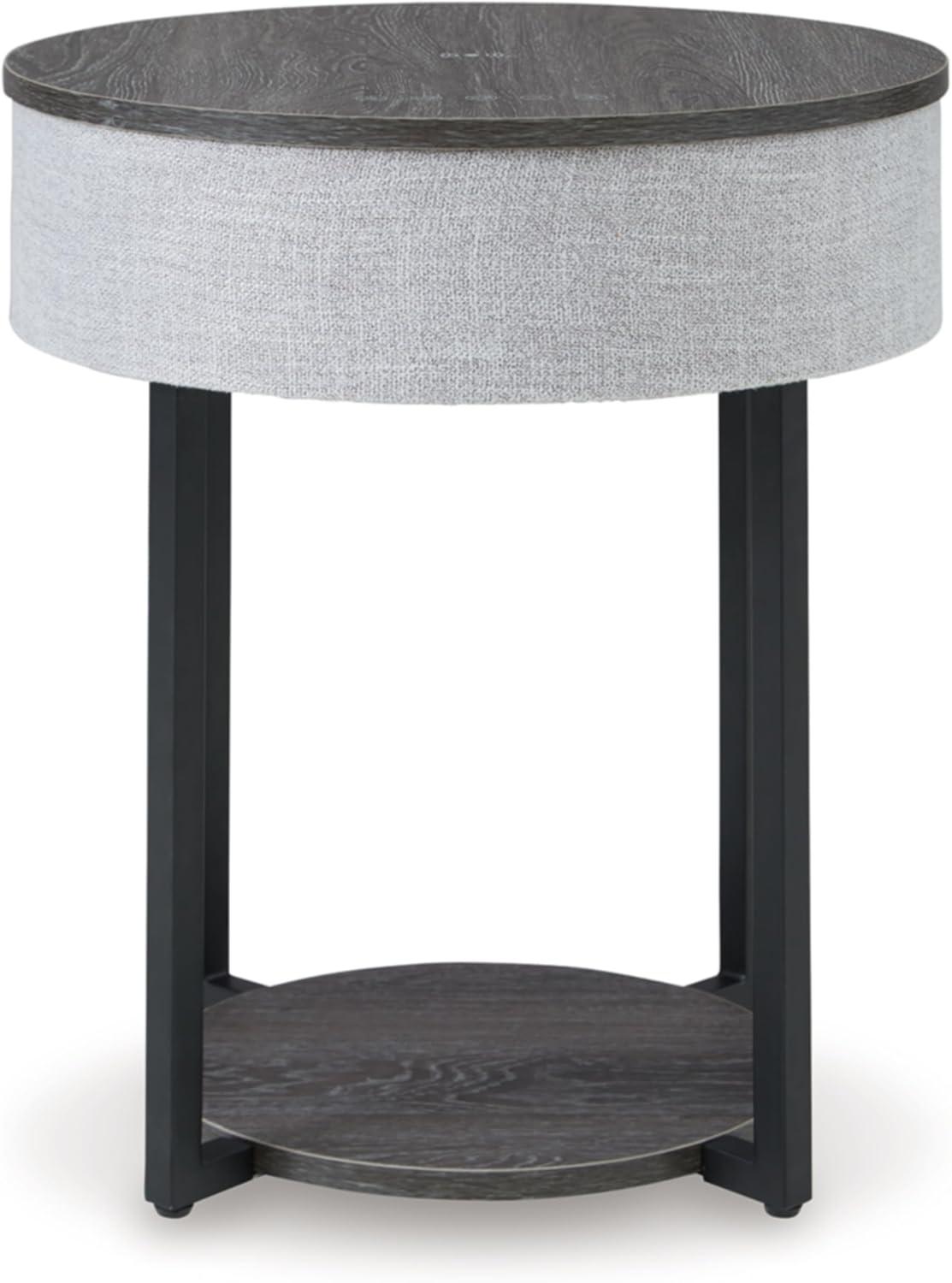 Signature Design by Ashley Sethlen Accent Table, Gray & Black