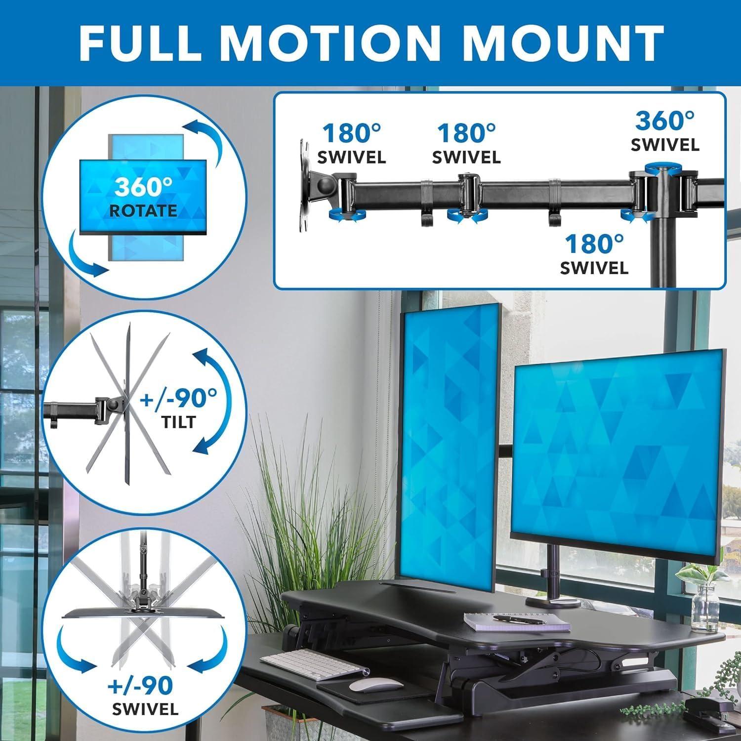 Mount-it Multi-Screen Floor Stand Mount