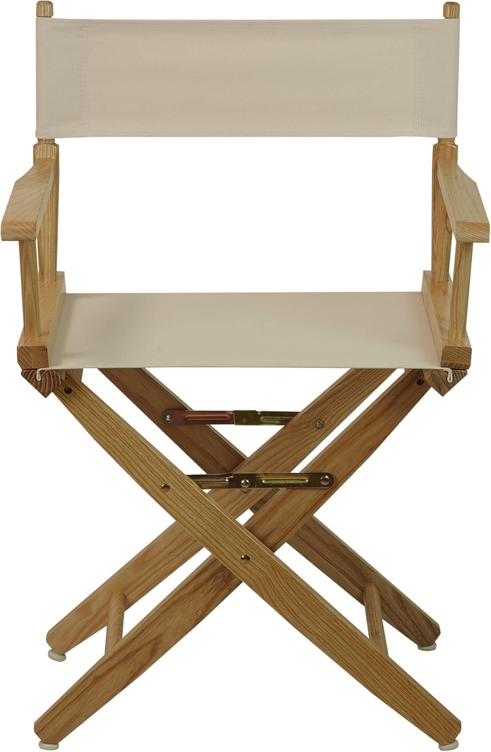 Extra-Wide Premium 18 in. Hardwoods Standard Height Directors Chair