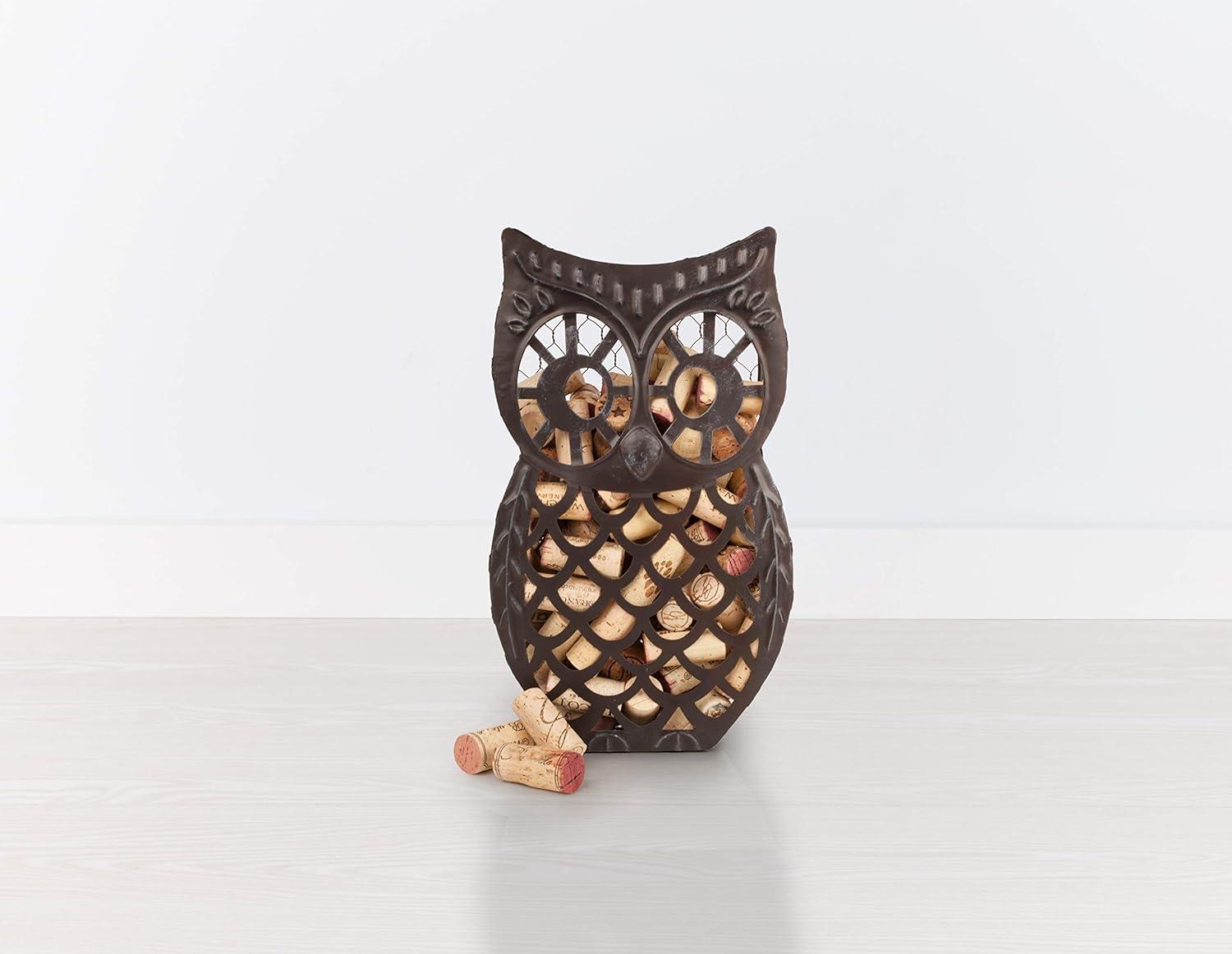 Twine Wise Owl Cork Collector