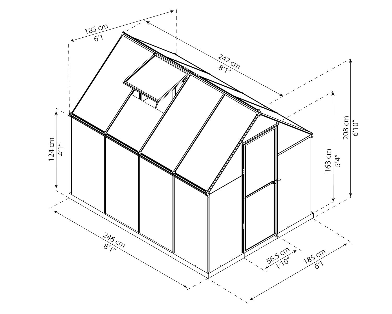 Canopia Palram - Canopia Mythos Greenhouse