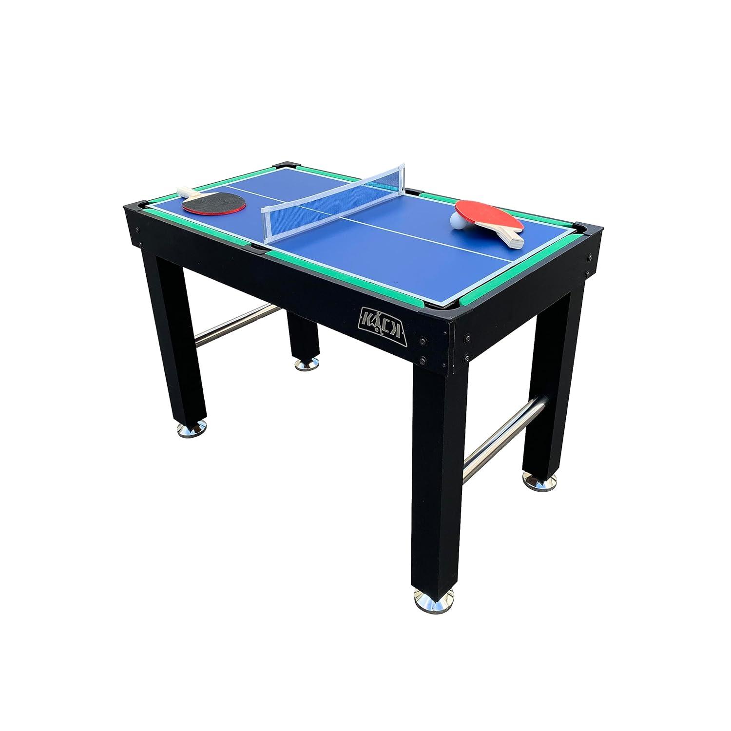 KICK Foosball Tables KICK Hexad 48″ 6-in-1 Multi Game Table Combo Arcade Set for Home, Game Room, Friends & Family