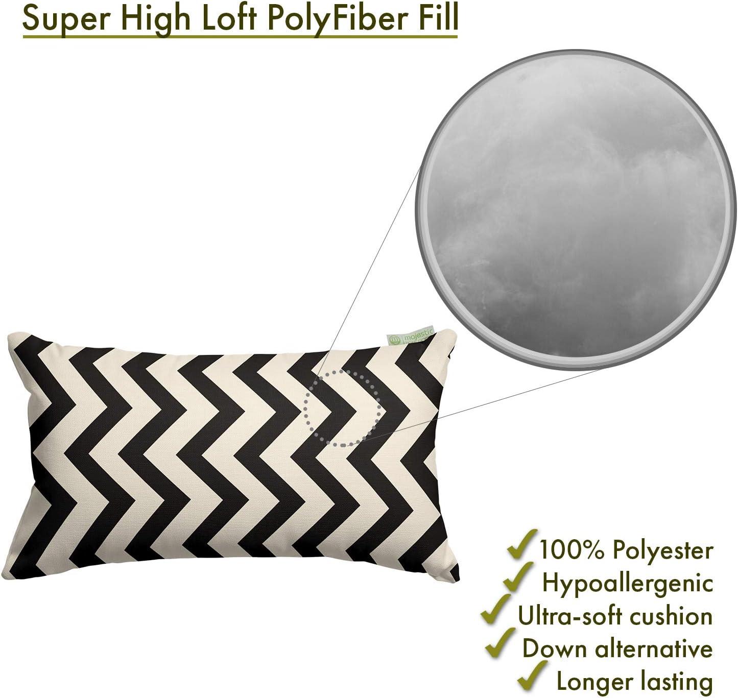 Majestic Home Goods Chevron Indoor / Outdoor Small Pillow